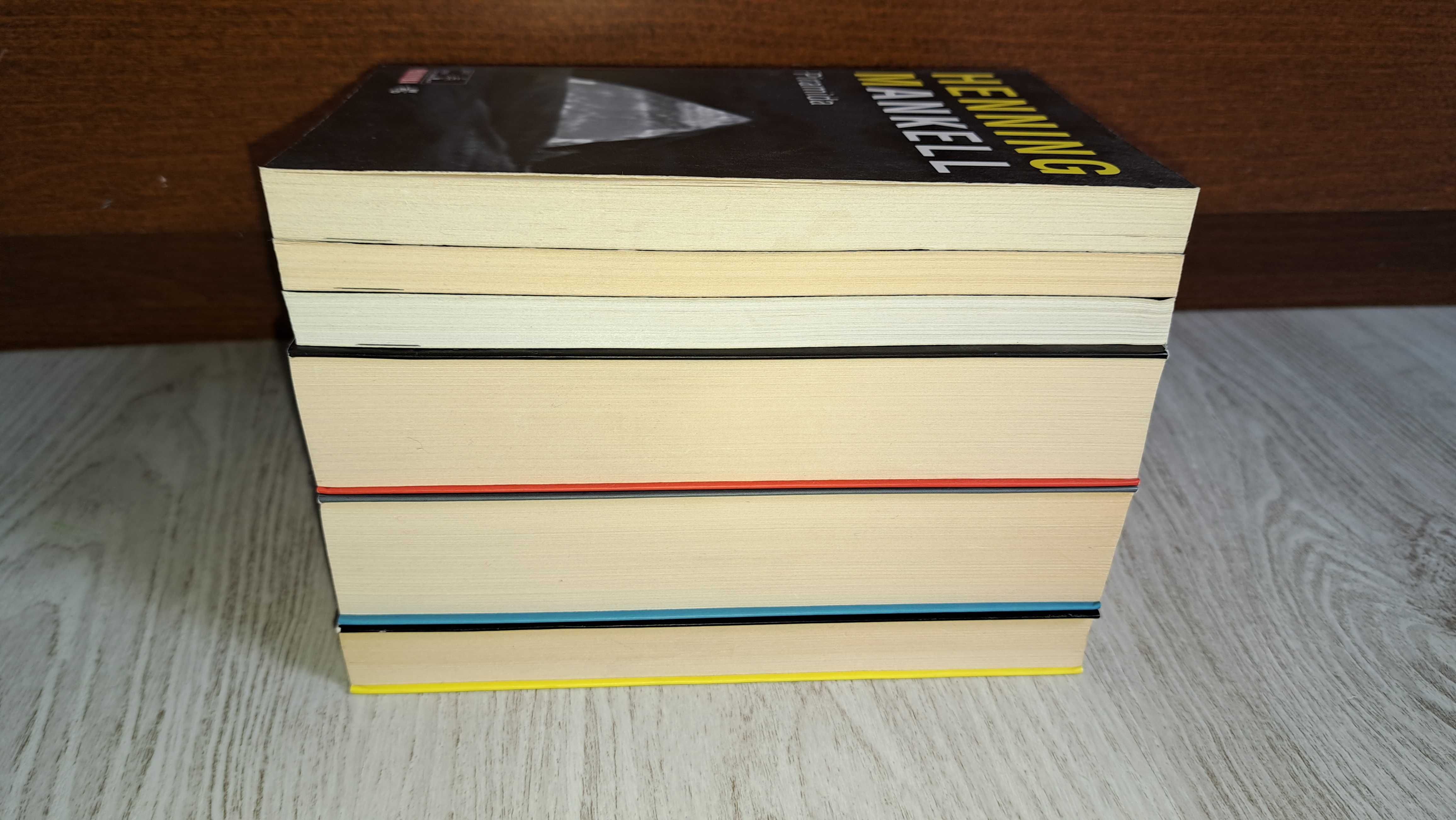 Mankell Piramida Cios Szczelina Psy z Rygi Niespokojny człowiek O krok