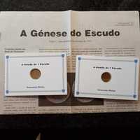 2 moedas de 1 escudo