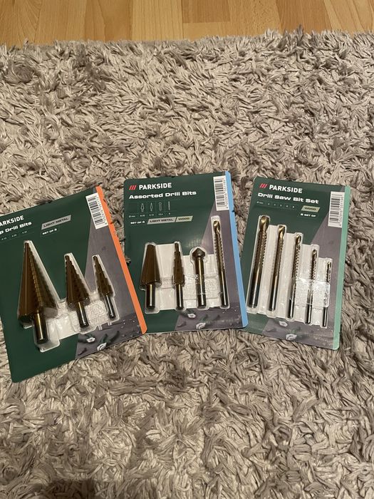 Zestaw wierteł specjalnych x3 Parkside