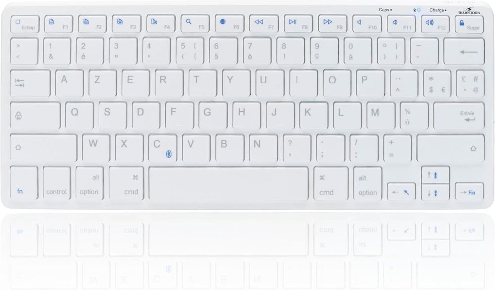 bluestork mini klawiatura mac bezprzewodowa układ azerty francuski