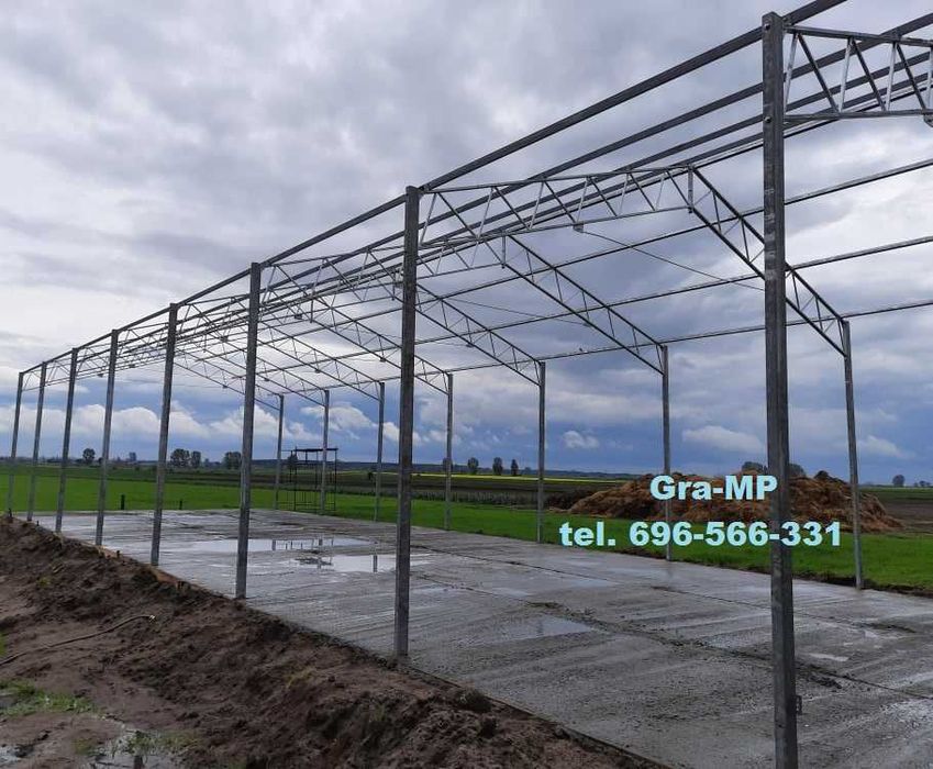 Konstrukcja stalowa 8x13 ocynkowana magazyn hala wiata garaż warsztat