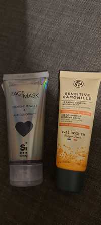 Krem do twarzy Sensitive Camomille Yves Rocher+maska diamentowa Sinsay