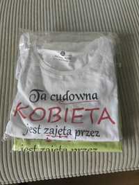 2 sztuki t-shirt damski, nowy