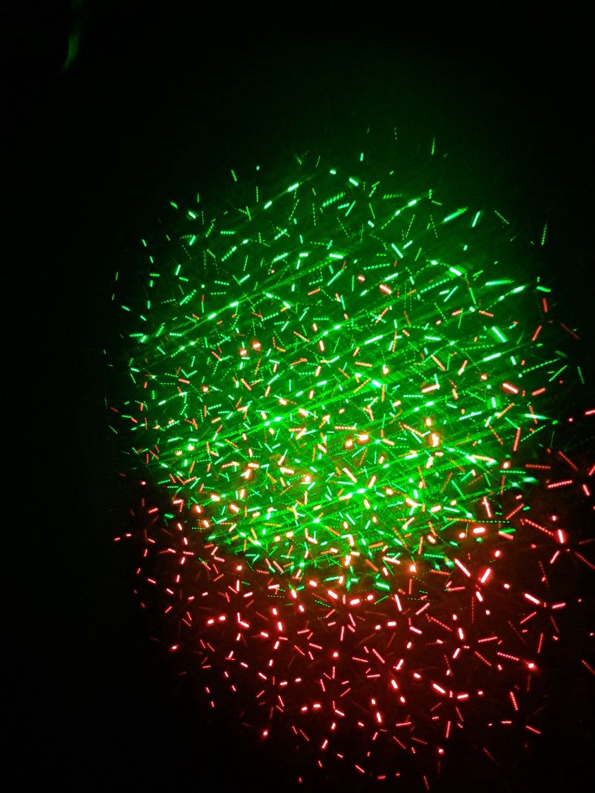 Laser dyskotekowy kolorowy mini dyskoteka dj na imprezę