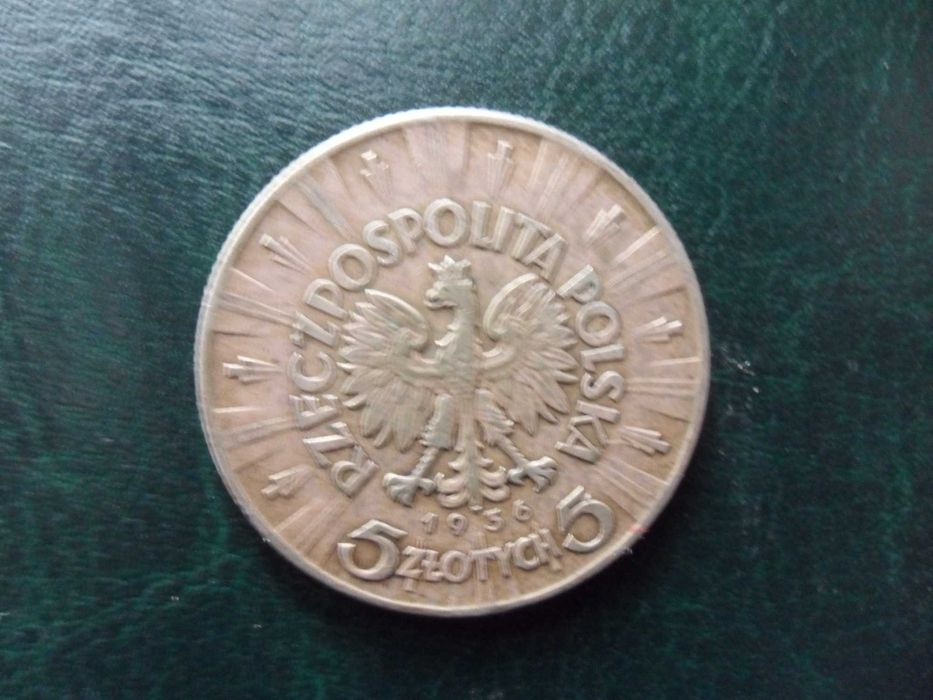 Moneta 5 zł 1936 r. Piłsudski - i inne