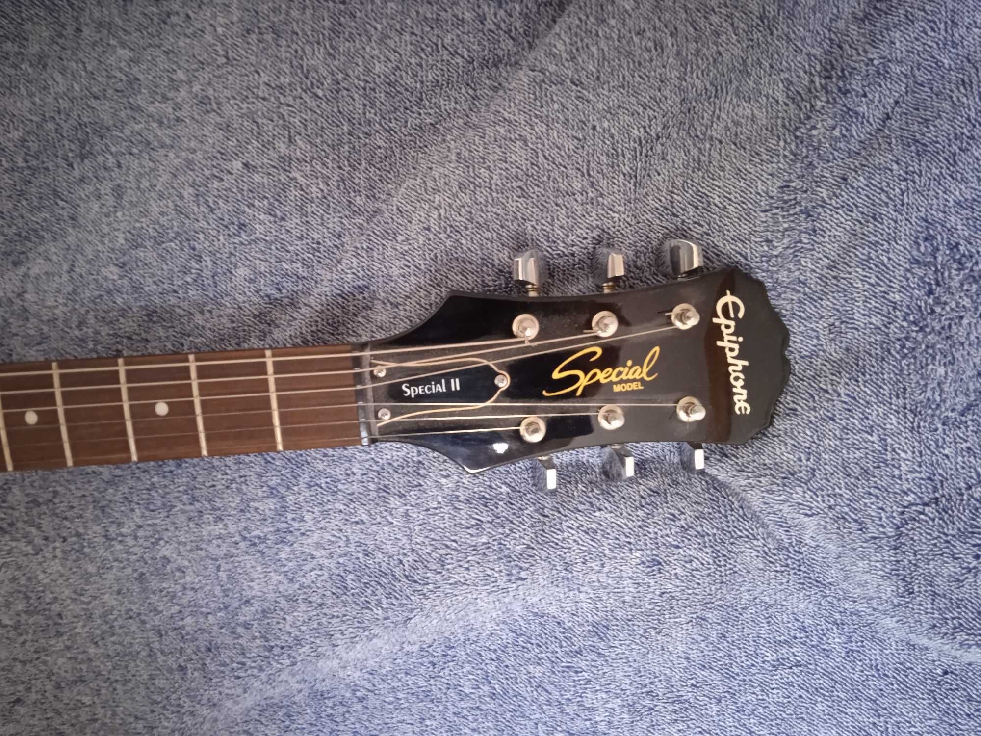 Gitara elektryczna Epiphone Special II piec Line, futerał i drobiazgi