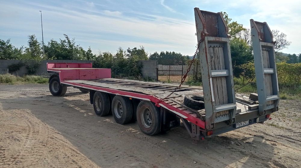 przyczepa niskopodwoziowa