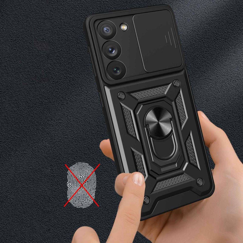 Etui Pancerne Galaxy S23 CamShield z Podstawką