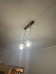 Lampa sufitowa czarna