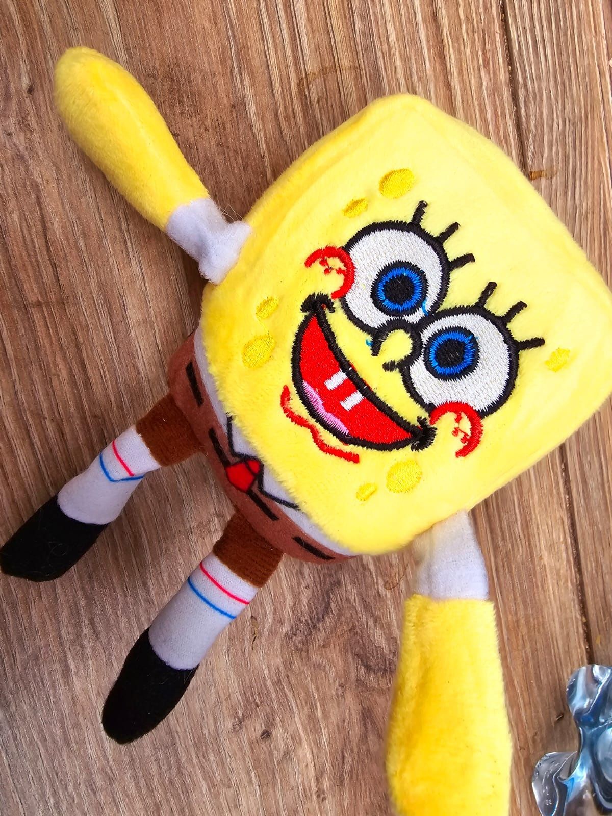 Nowy pluszowy brelok zawieszka do kluczy SpongeBob Kanciastoporty