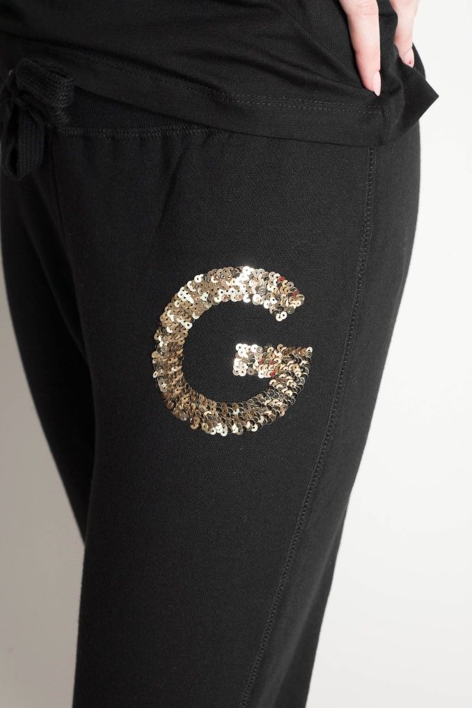 G by GUESS оригинал. Женские штаны джоггеры чёрные размер S спортивные