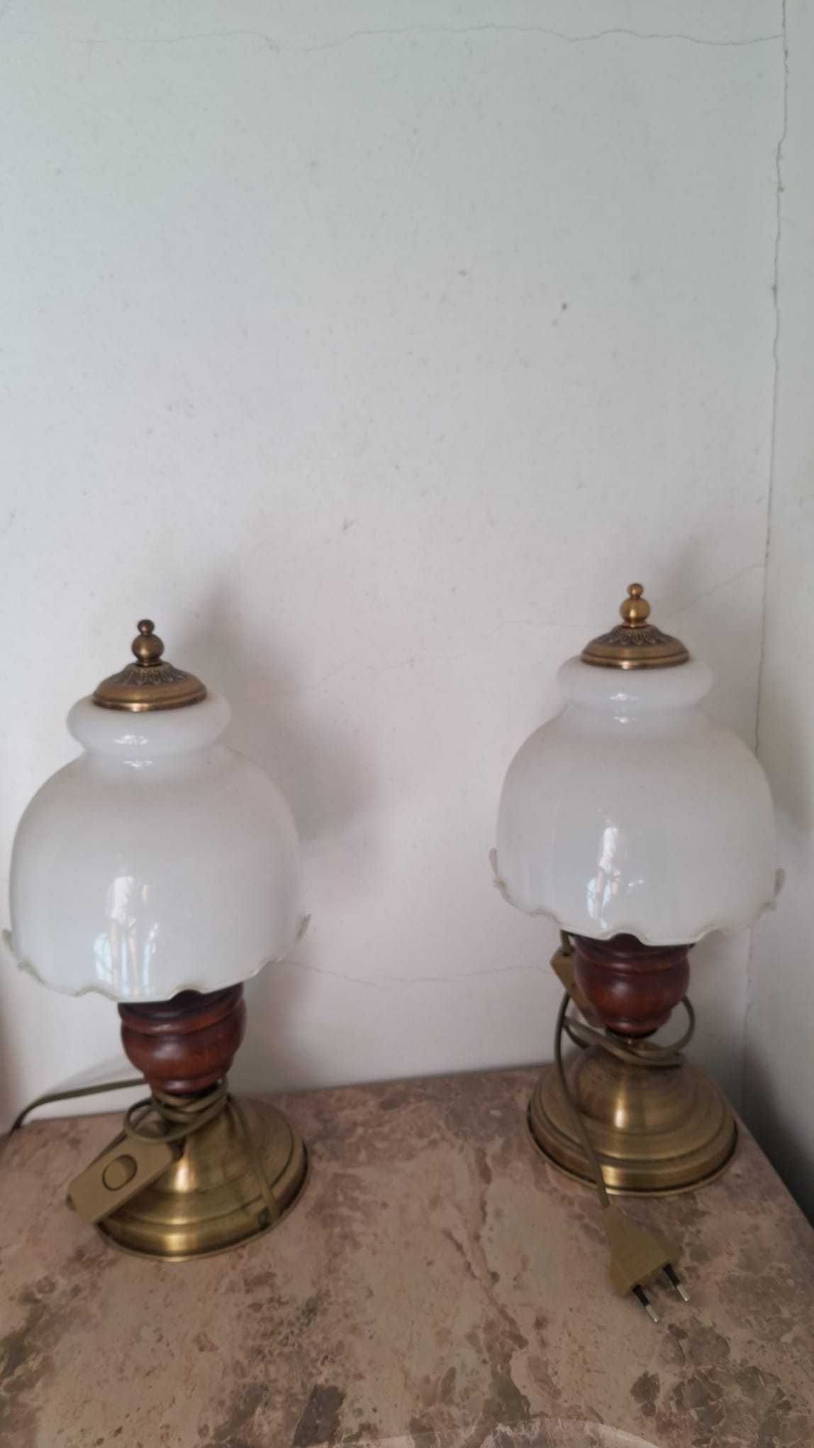 2 candeeiros vintage
