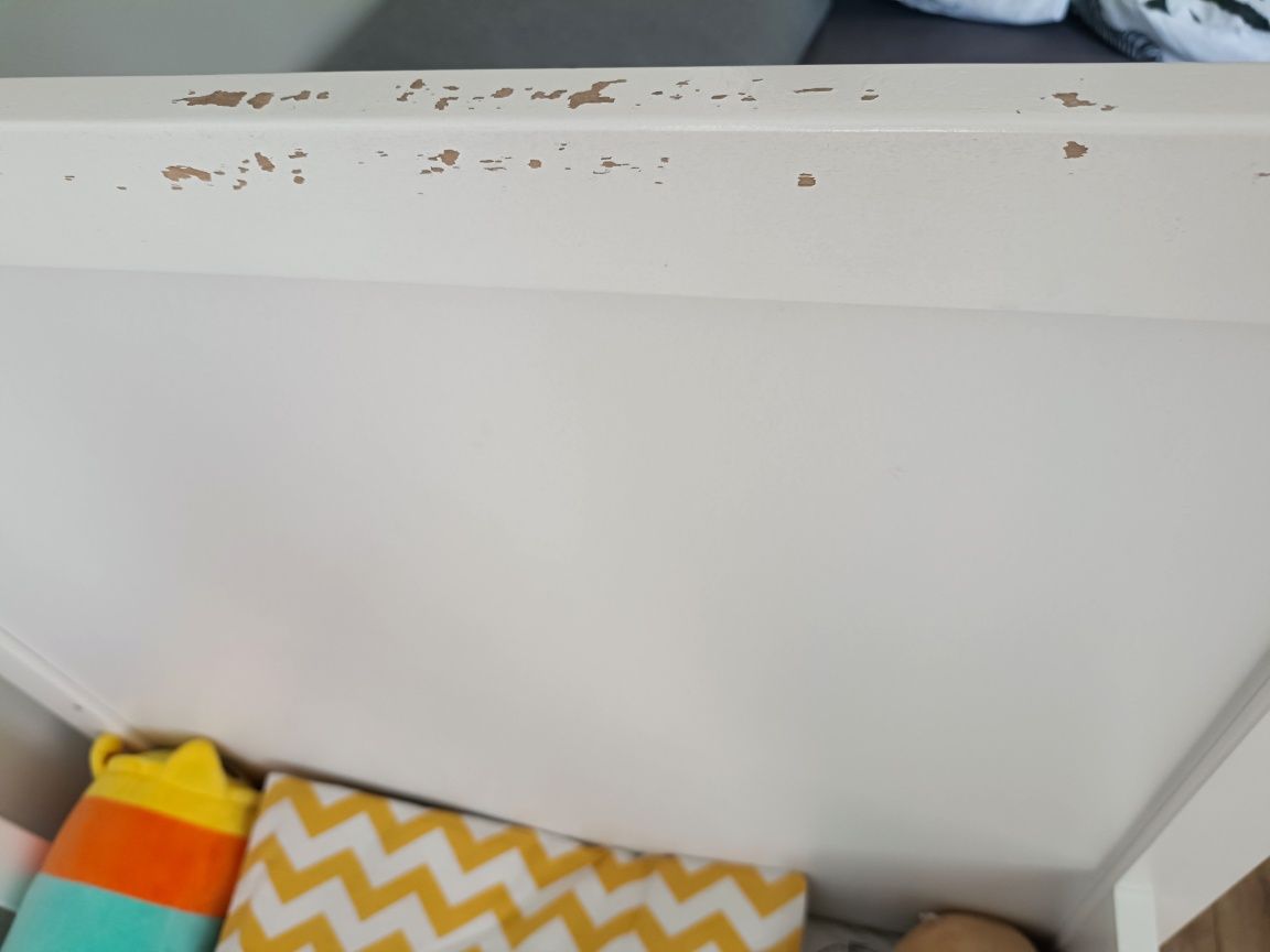 Łóżeczko/tapczanik Lili z szufladą 120x60 białe plus materac