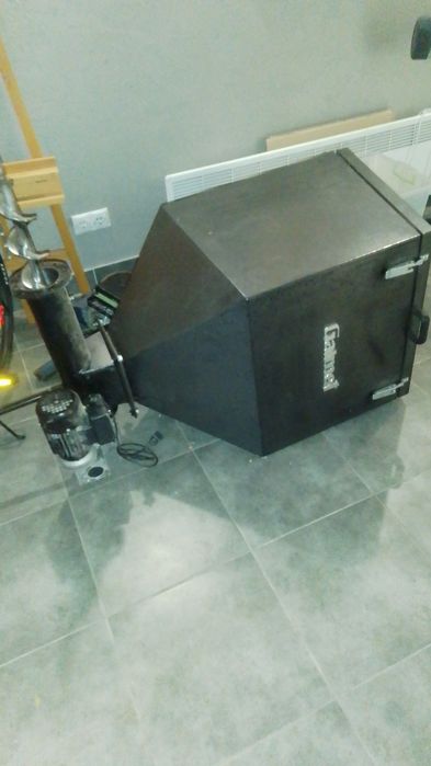 Котел-бункер під пелету,з мотором та платою керування