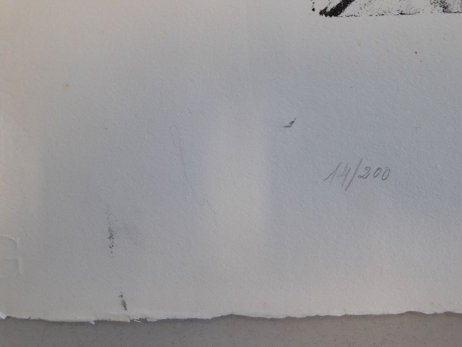 Litografia de Lourdes Leite