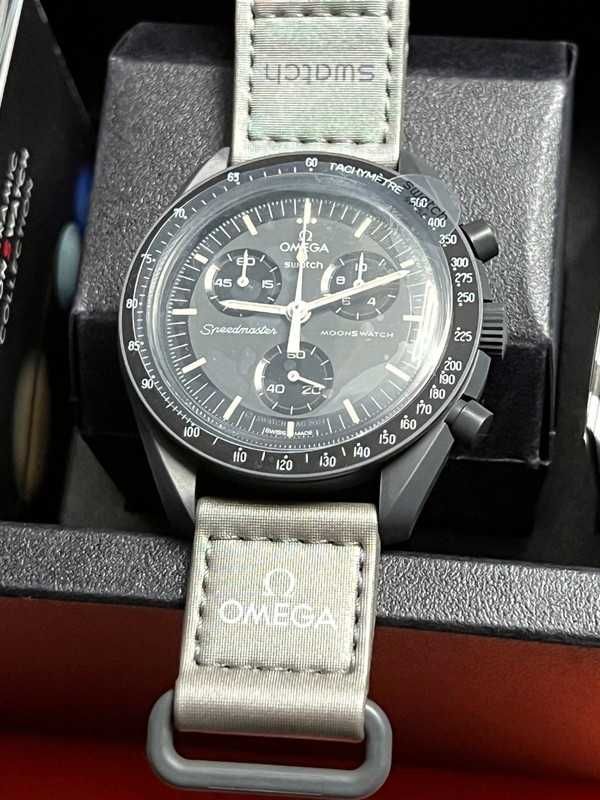 Zegarek Omega x Swatch SO33A100 – Mercury Kolekcjonerski Skarb