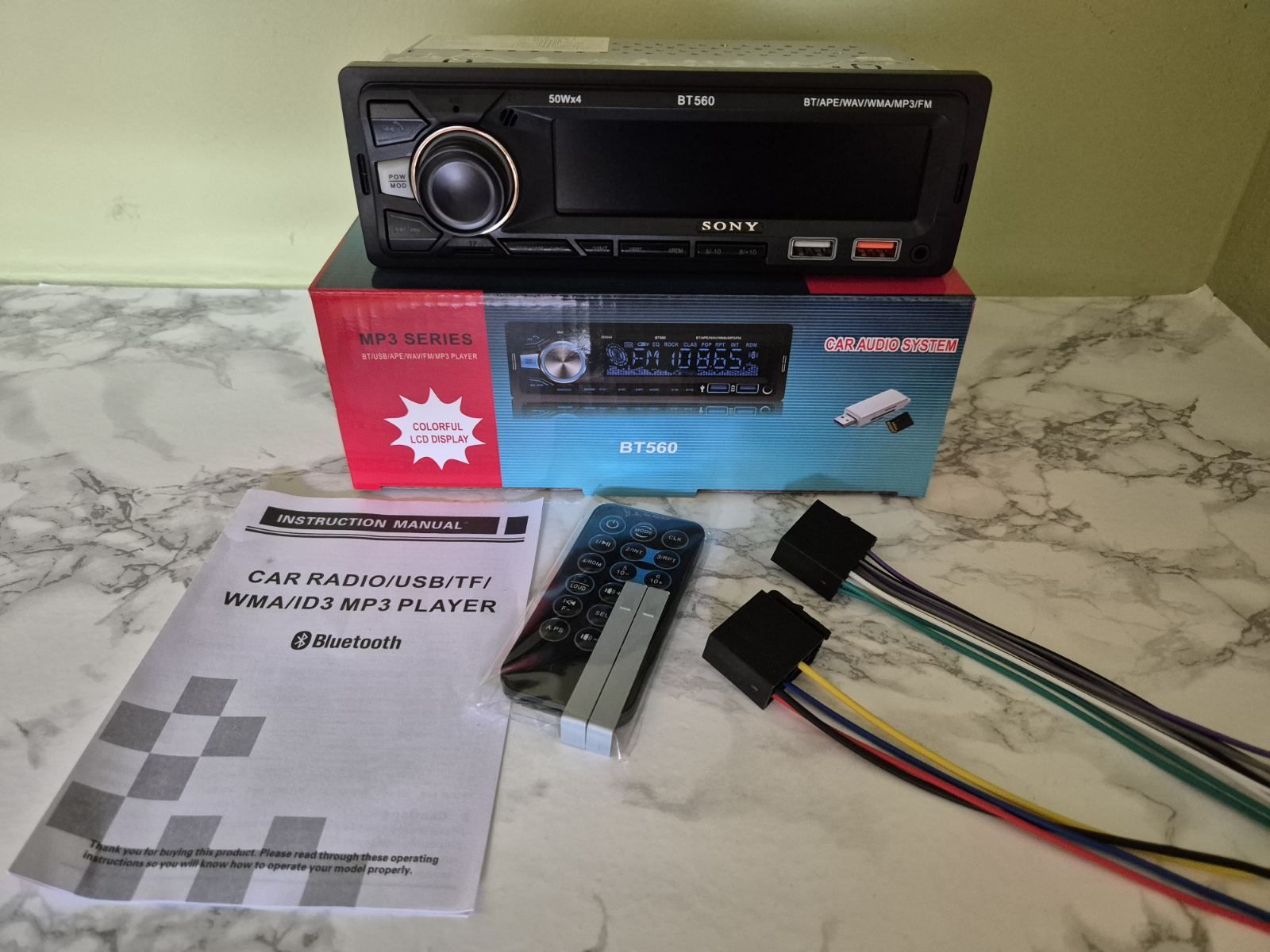 Bluetooth автомагнитола Sony BM-25/USB/магнитола