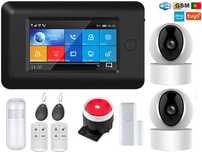 Alarme Tuya Casa sem Fios + Cameras SOS/GSM/WiFi Android/iOS (NOVO)