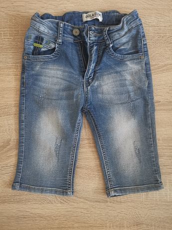 Spodenki chłopięce jeansowe r. 116