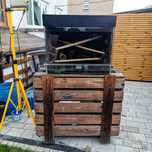 Terrarium wiwarium z podstawa Terradise pyton zielony