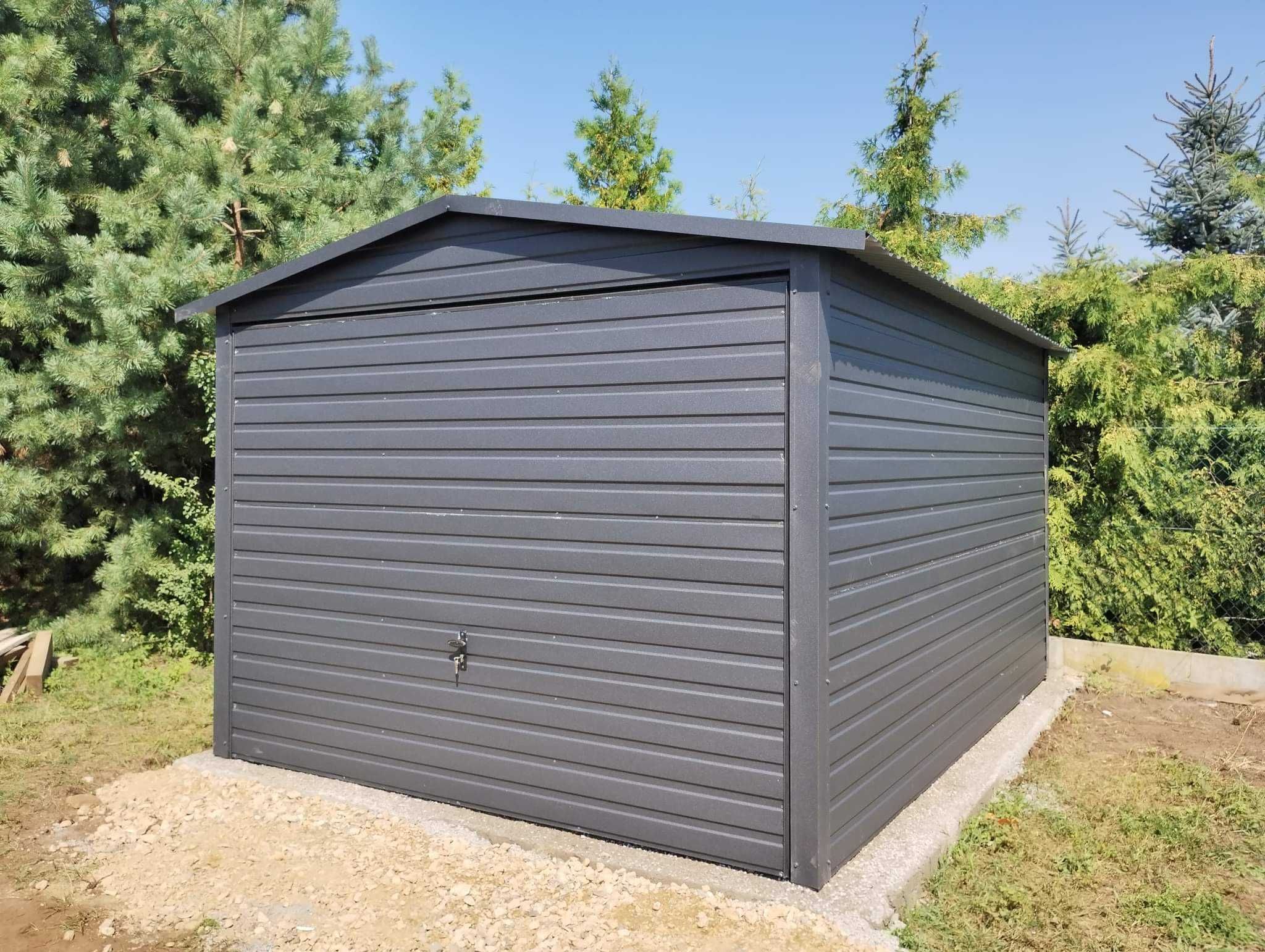 garaż 6x5,6x6,6x7, garaże blaszane drewnopodobne, wzmocnione profil,