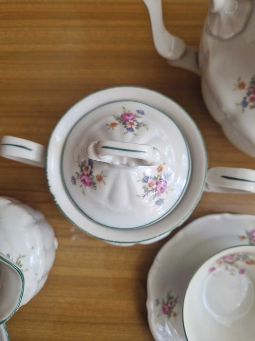 Porcelana Tielsch Wałbrzych - 6-osobowy zestaw kawowy