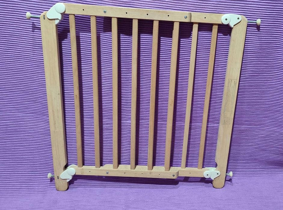 grade de protecção em madeira para segurança de crianças - extensível