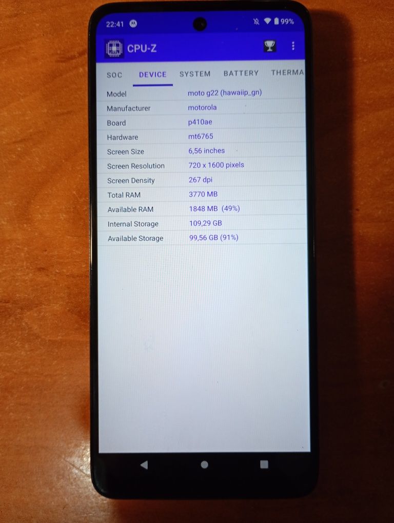 Motorola G22 4/128 GB