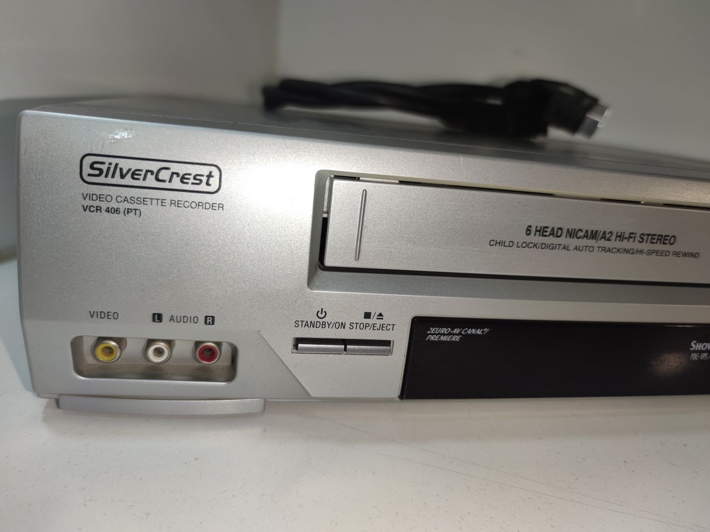 Leitor de VHS - SILVER CREST - Excelente ESTADO