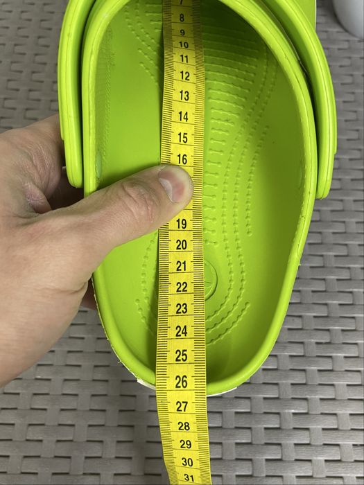 Crocs кроксы сандали шлепанцы M8 W10 41-42 размер салатовые