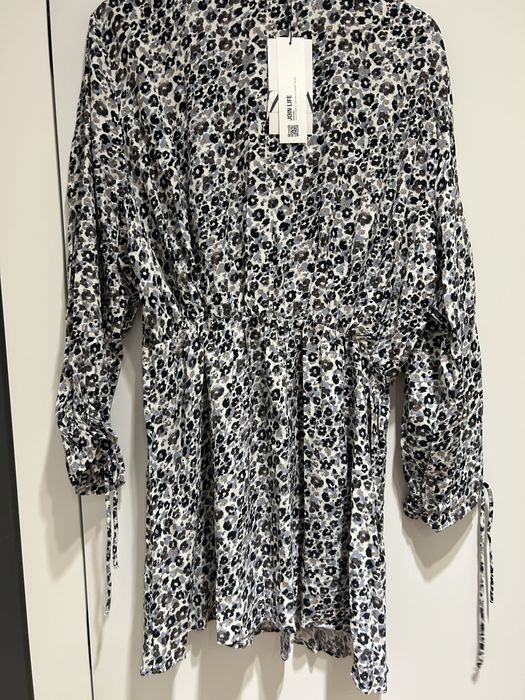 Nowa sukienka Zara zimowa jesienna szara czarna