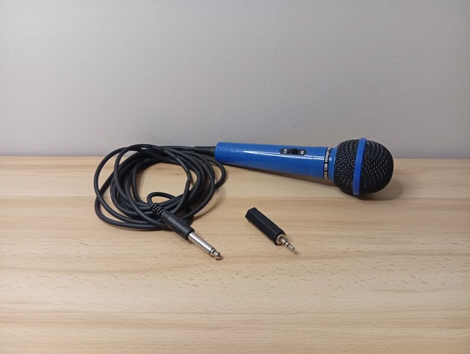 Dynamiczny mikrofon kierunkowy do śpiewania – z adapterem mini Jack