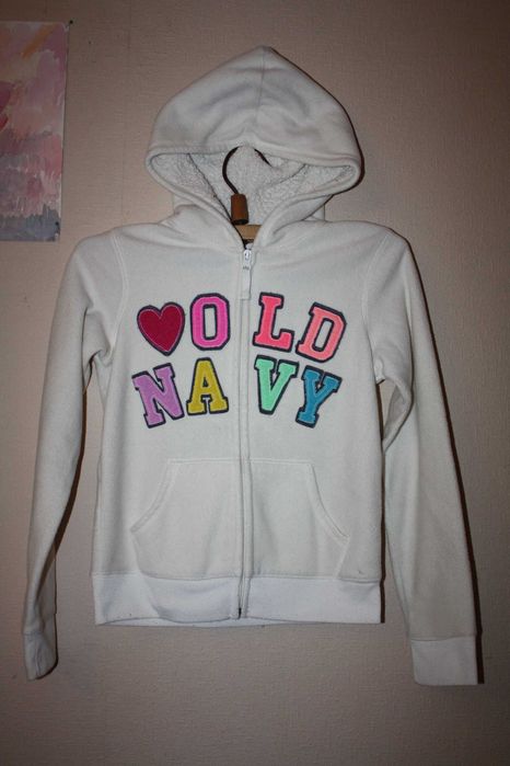 Флисовая кофта на молнии ф.Old Navy девочке 10/11 лет хорошее