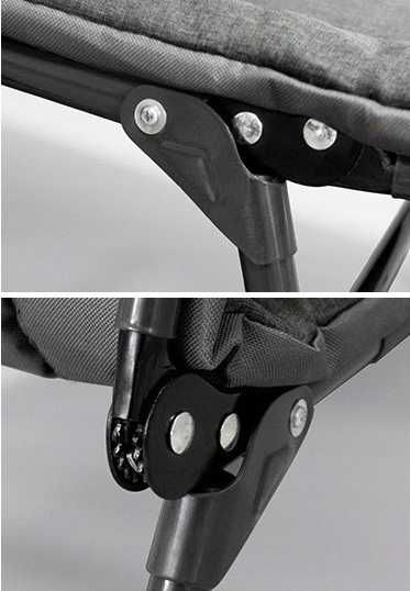 Turystyczne Łóżko Składane Wędkarskie Do Leżenia Siedzenia 2w1