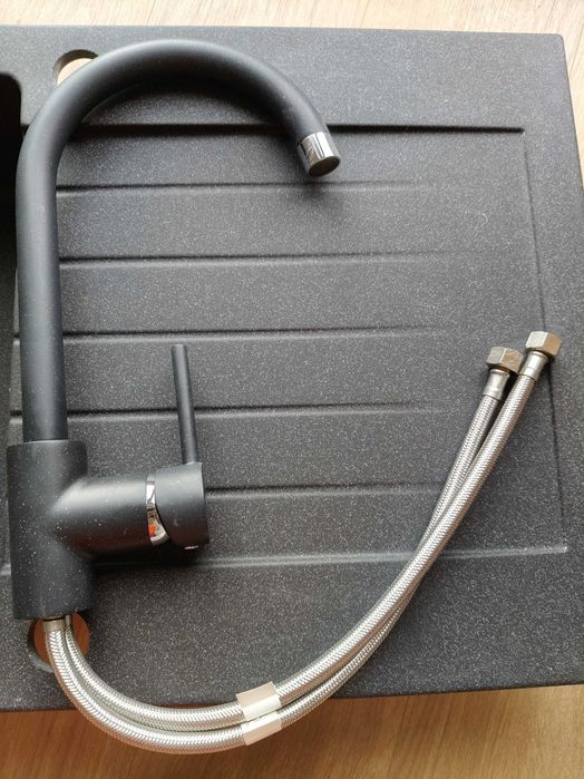 Zlewozmywak DEANTE Zorba ZQZV2113 + bateria Grafitowy