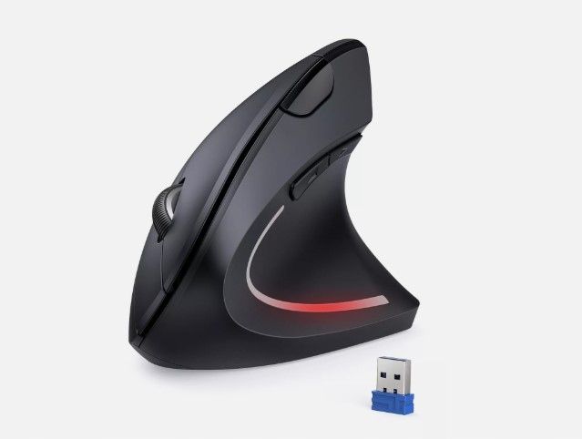 tecknet bezprzewodowa pionowa mysz ergonomiczna 4800 dpi 5 przycisków