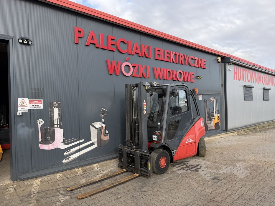 Wózek widłowy Linde H 25 D 470 cm 2500 kg wózek diesel kabina Linde