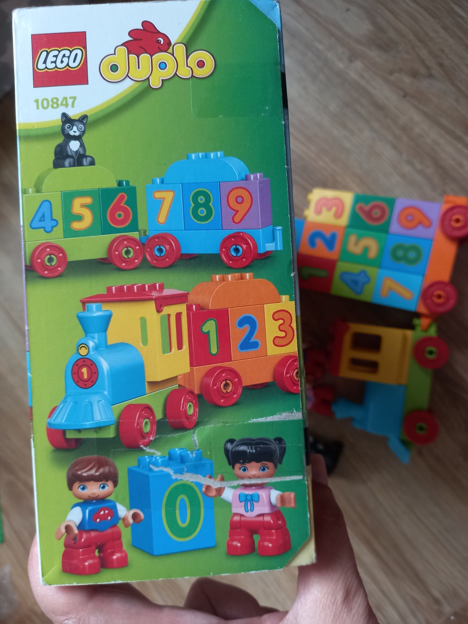 Klocki Lego Duplo 10847 pociąg z cyferkami