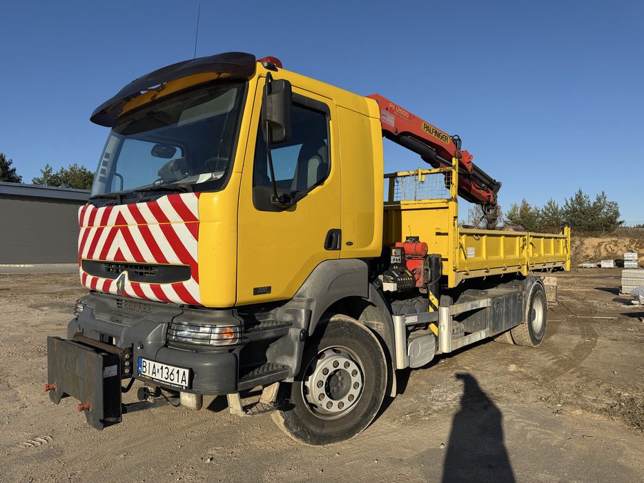 Renault Kerax 4x2 wywrotka+hds+radio+łyżka