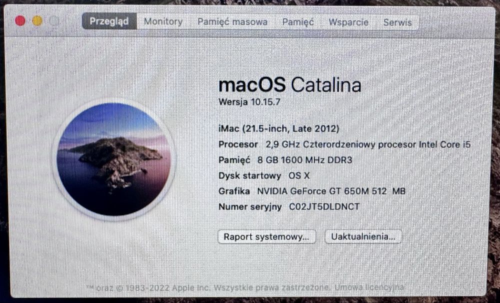 iMac i7 late 2012 21.5”