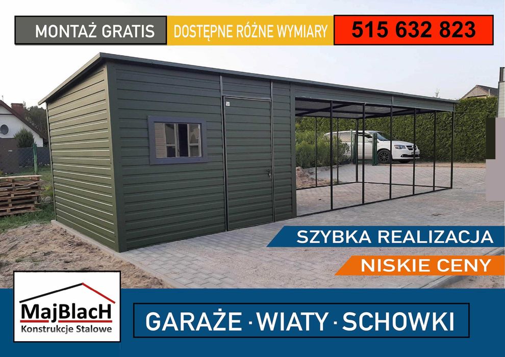 RAL Altana z zadaszeniem | Schowek Narzędziowy | Blaszak  – Maj-Blach