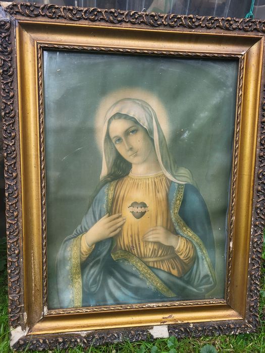 Święte obrazy Serce Maryi Serce Jezusa