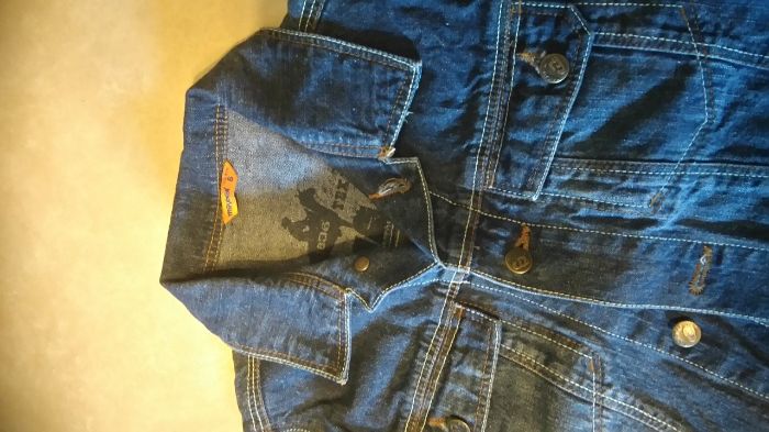 Casacos de ganga tamanho 6 anos