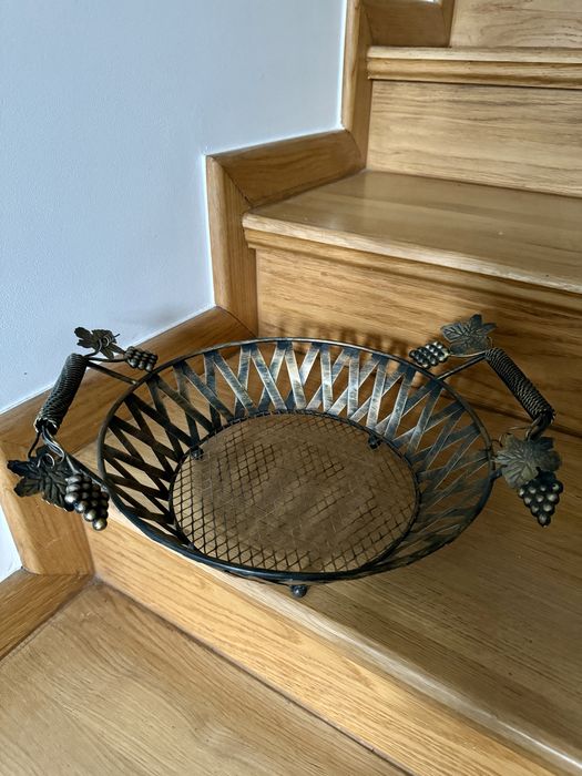 Duża ozdobna patera na owoce taca