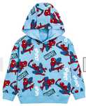Bluza z kapturem Spidey Spiderman Marvel cool club Smyk r.128 wiosna