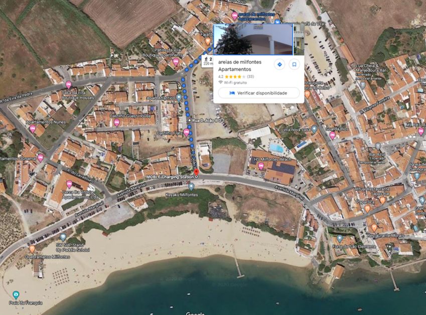 Apartamentos Areias de Milfontes a 100m da praia - AL