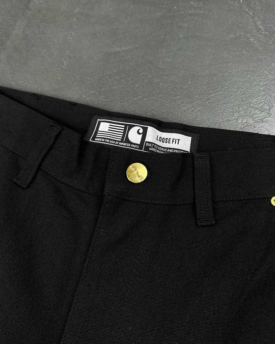 Штани Carhartt WIP B01 Loose Fit Duck Utility Work Pants Black
