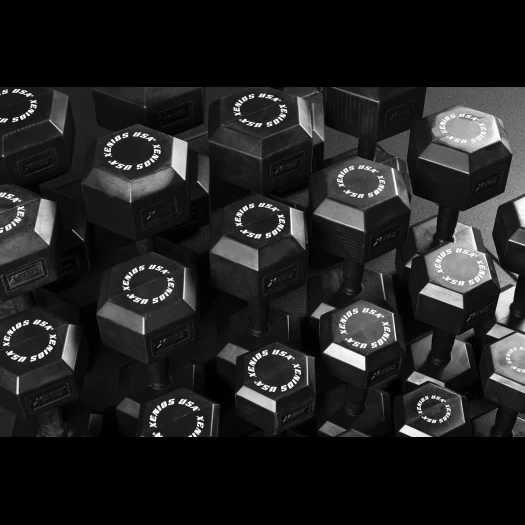 Hantle gumowe Hex Xenios USA 22,5 kg