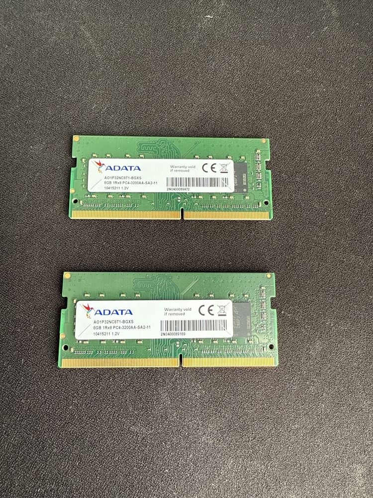 ОЗУ DDR4 Adata 16GB (2*8gb) 3200MHz AO1P32NC8T1-BGXS