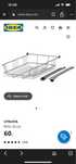 Kosz do szafki Ikea Ustra 3 sztuki